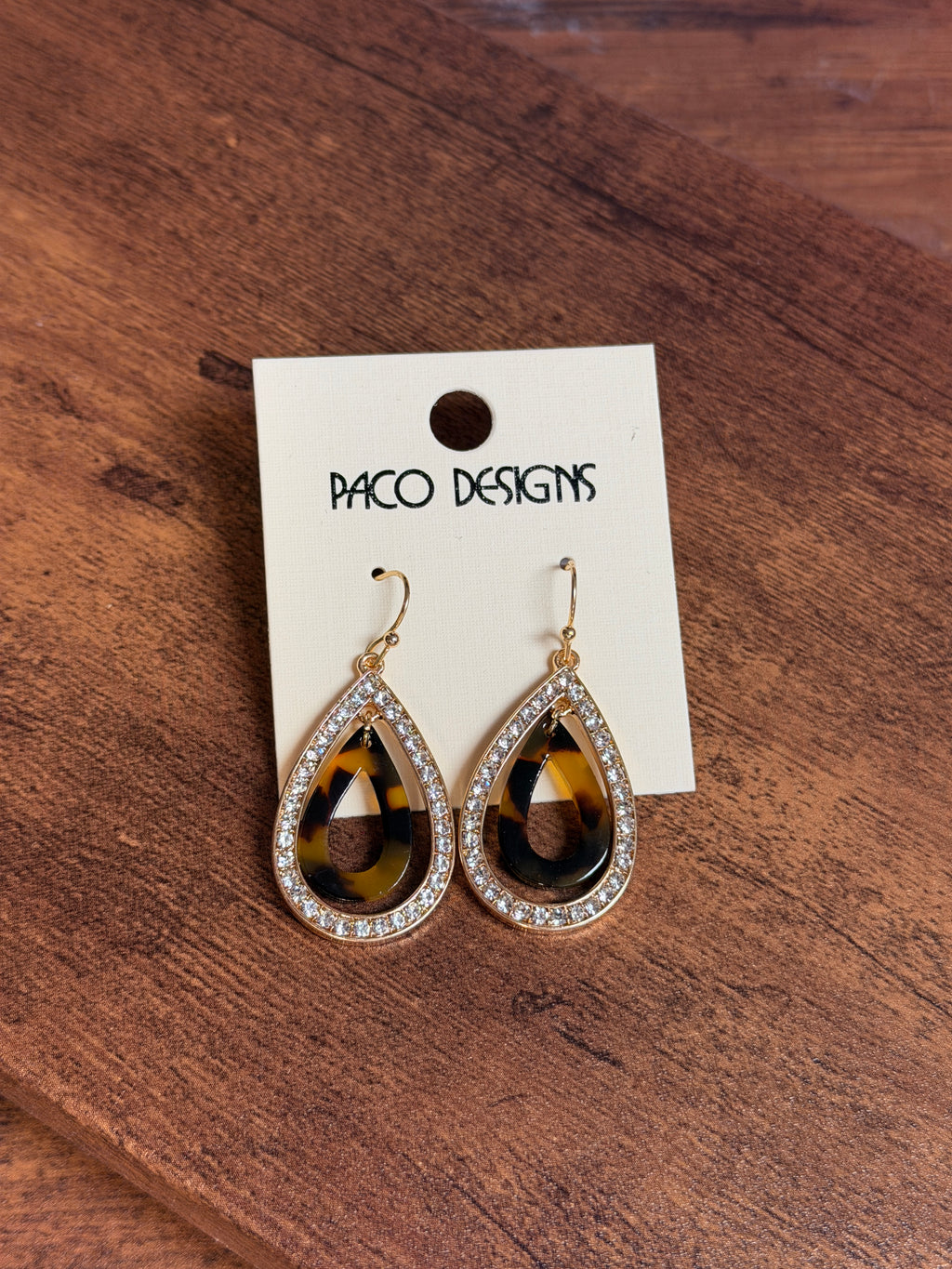 Cz Rhinestone Tortoise Dangle Earrings