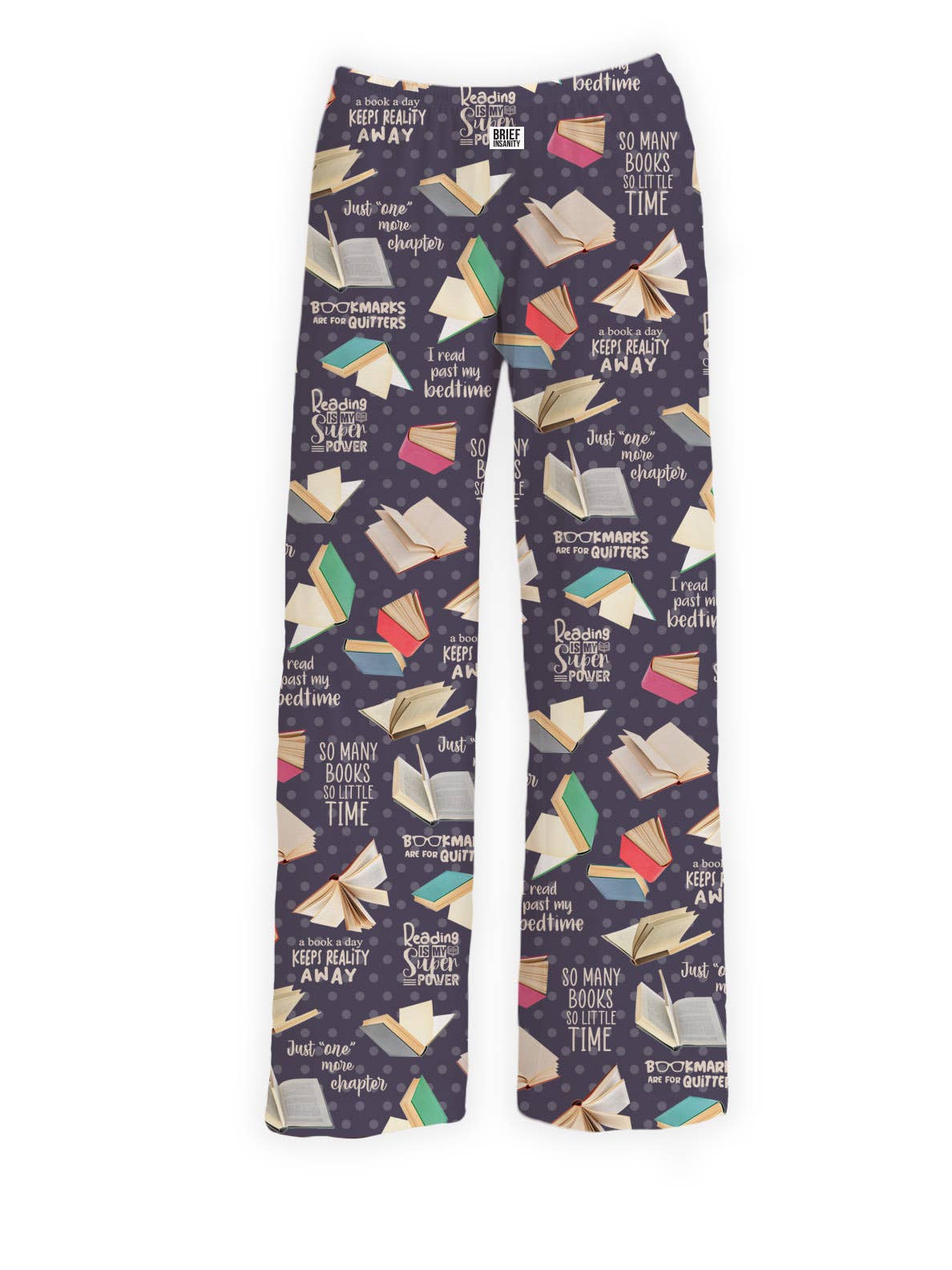Book Pattern Lounge Pants