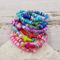 Cross Clay Kids Beaded Bracelet