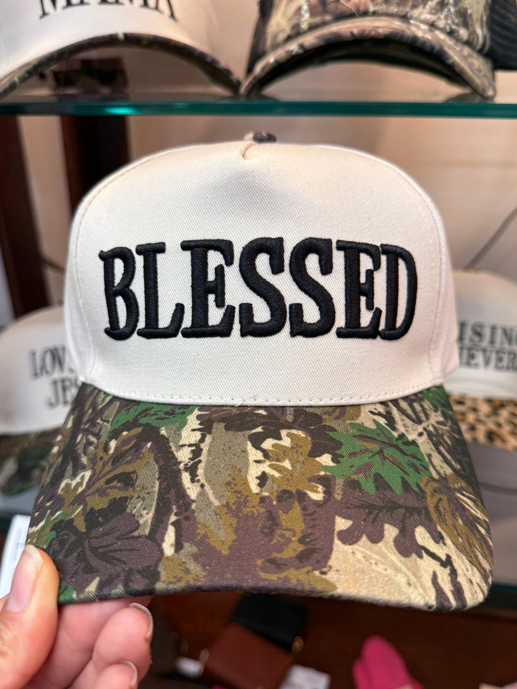 Blessed Two Tone Cotton Cap