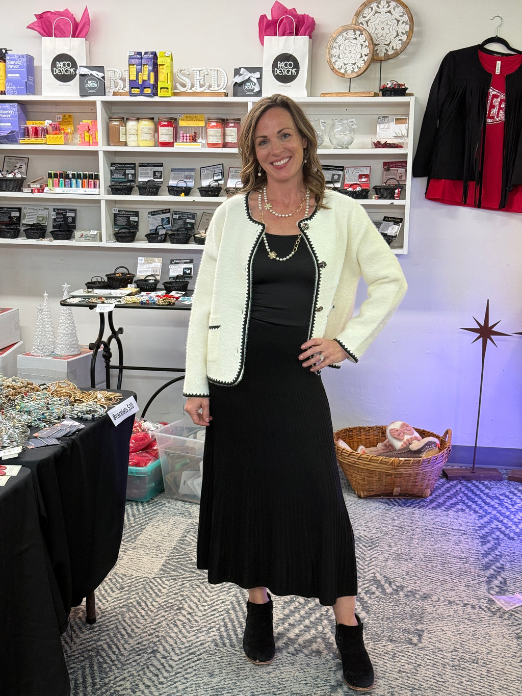 Stunning White Sweater Jacket