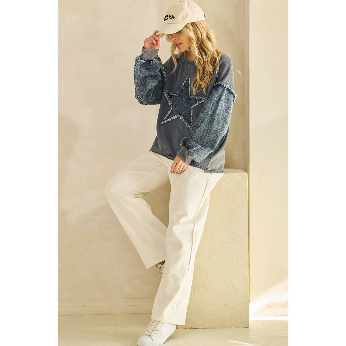 WILD STAR  SLEEVE PULLOVER