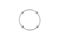 8mm All Sterling Silver Blessing Bracelet