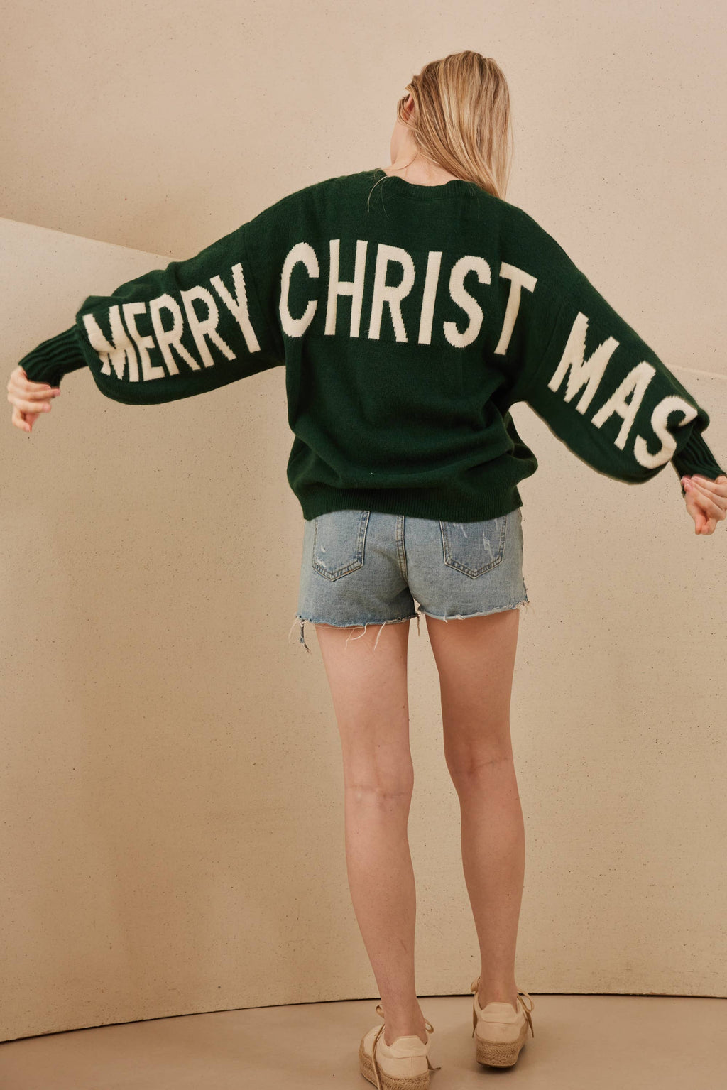 OVERSIZE Christmas Sweater with Lettering