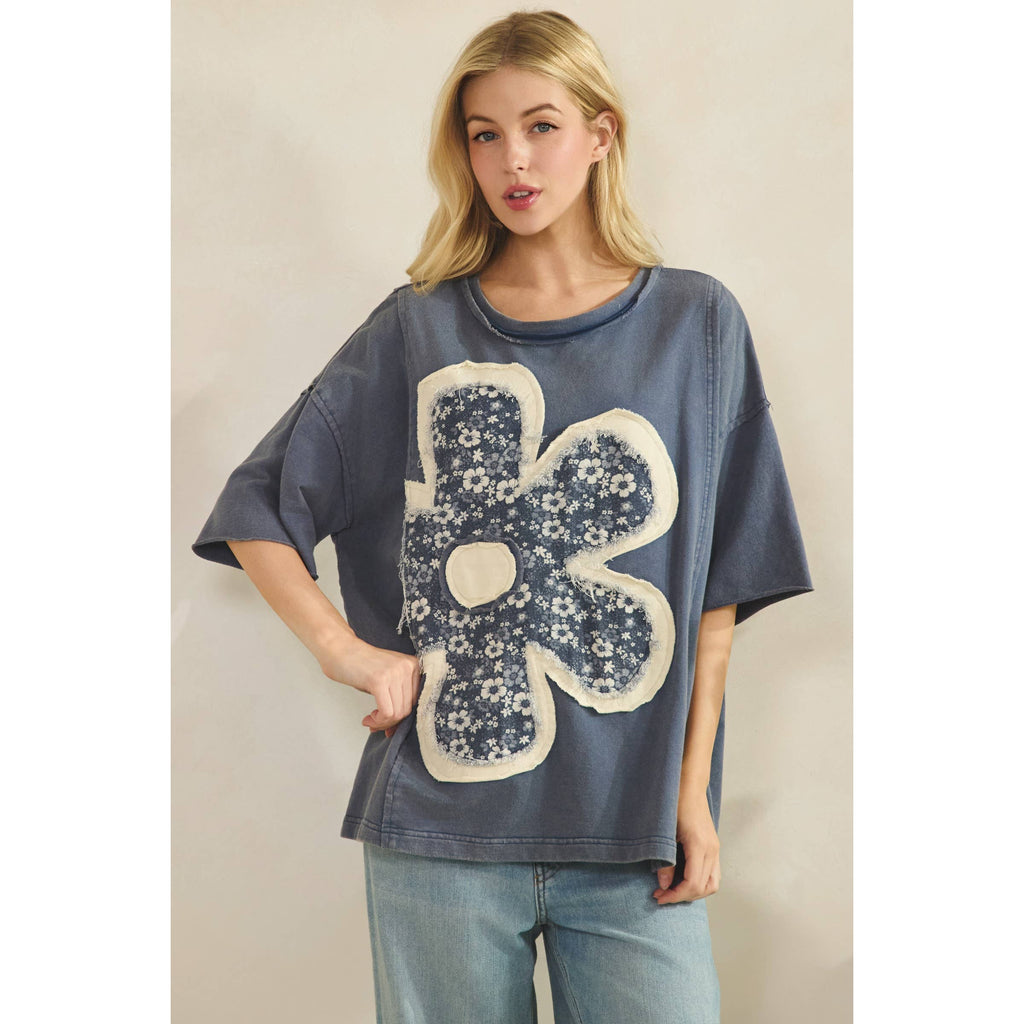 FREE SPIRIT FLORAL PATCH TOP by Sage & Fig
