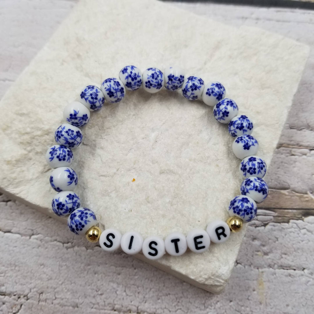 Ceramic Beaded Sisters Friendship Bracelet