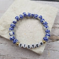 Ceramic Beaded Sisters Friendship Bracelet