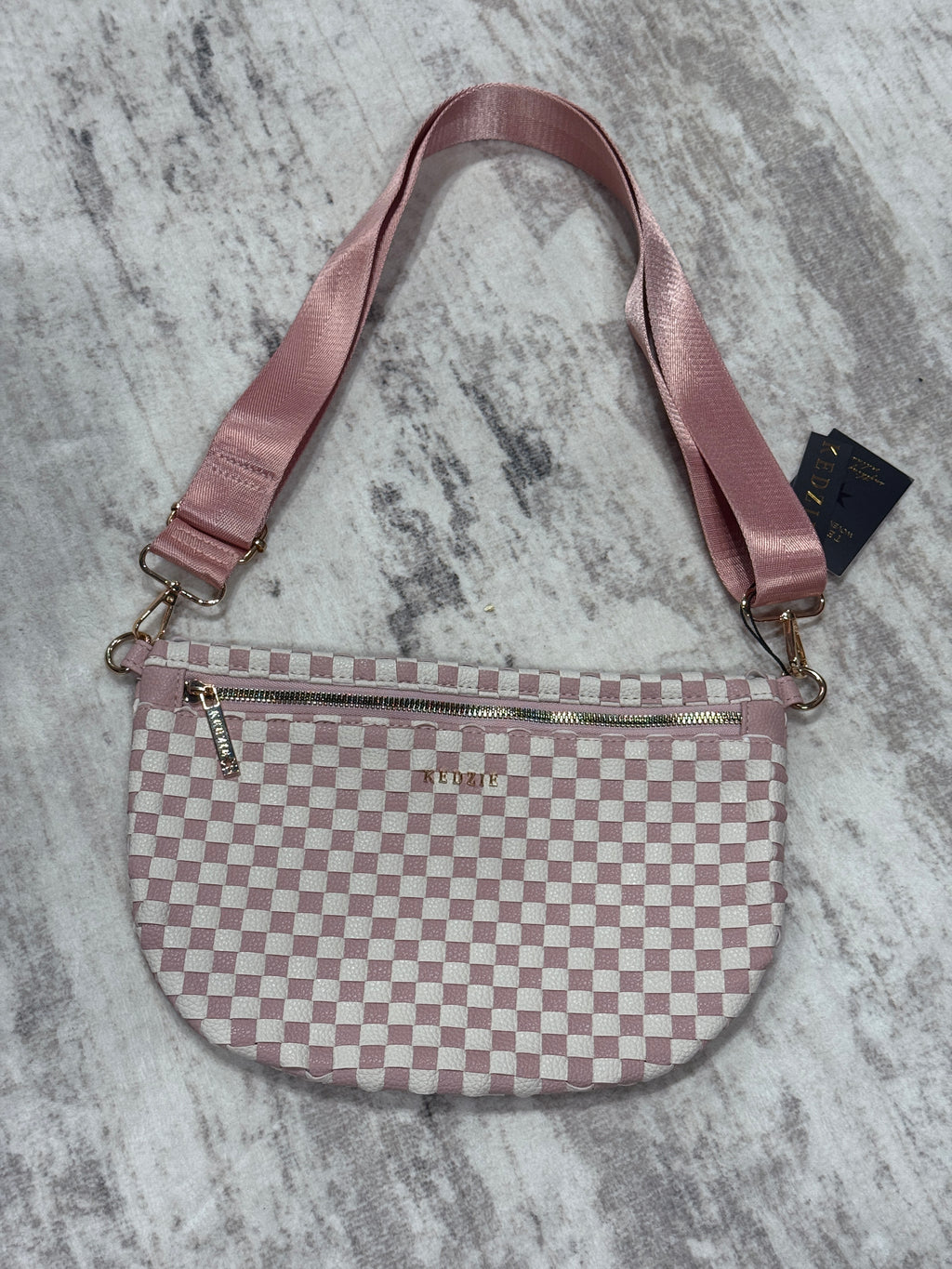 Kedzie Woven Crossbody Bag