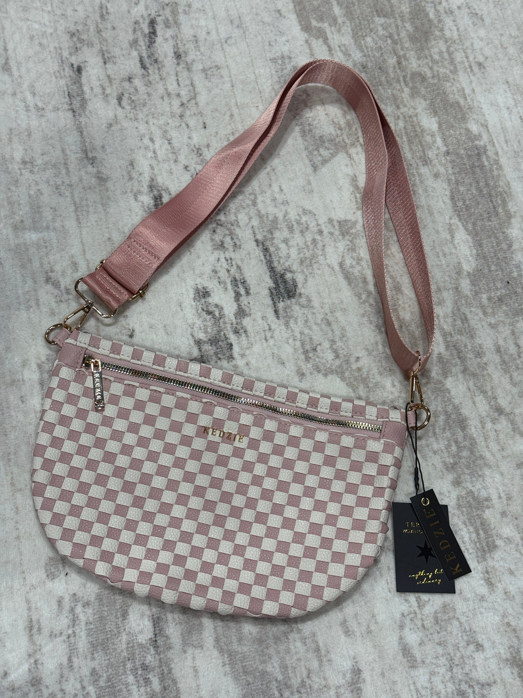 Kedzie Woven Crossbody Bag