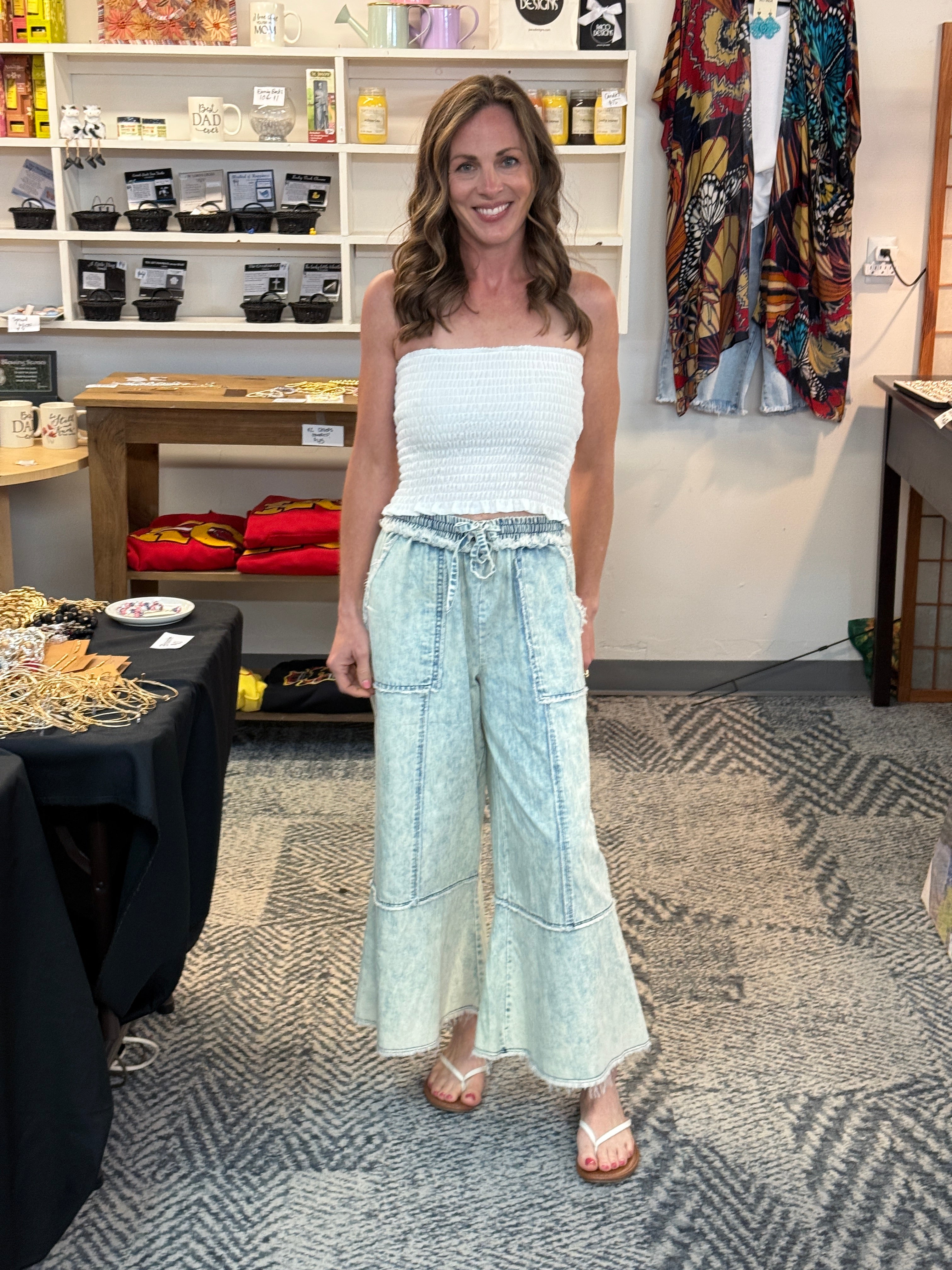 Mineral Washed Pants by Sage & Fig
