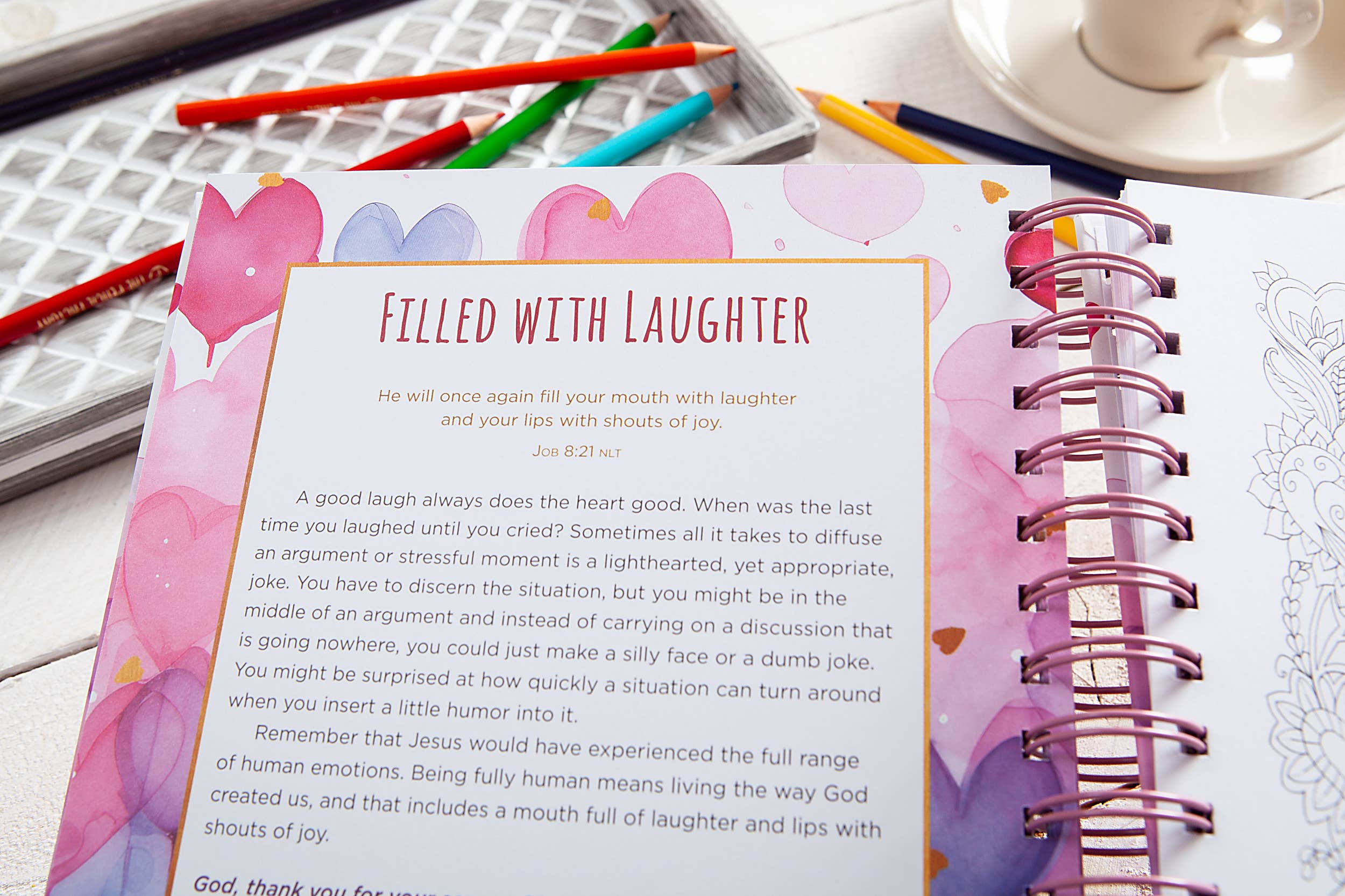 Joyful Hearts (Devotional Coloring Book, Valentine's Gifts)