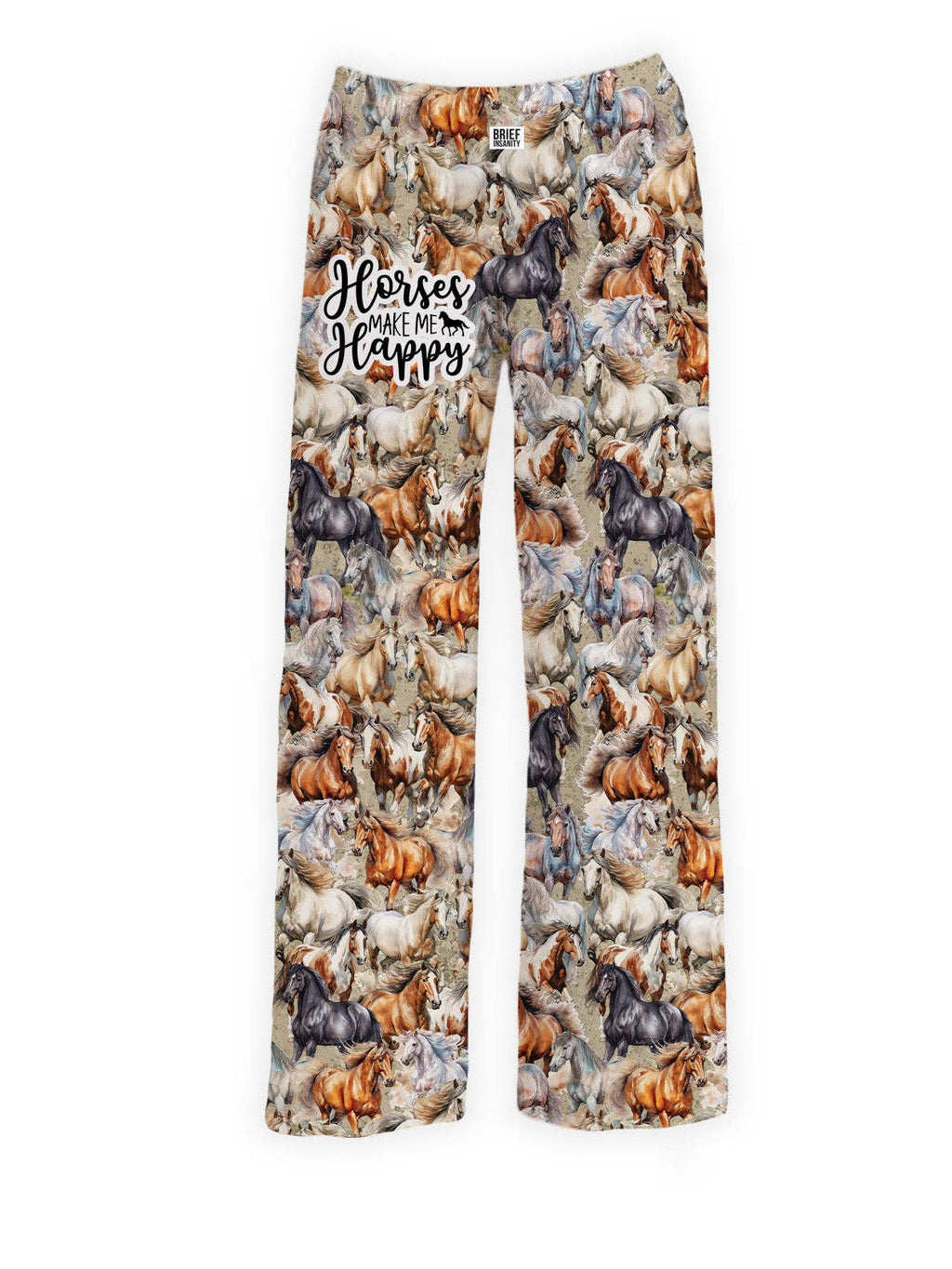 Horses Make Me Happy Pajama Lounge Pants