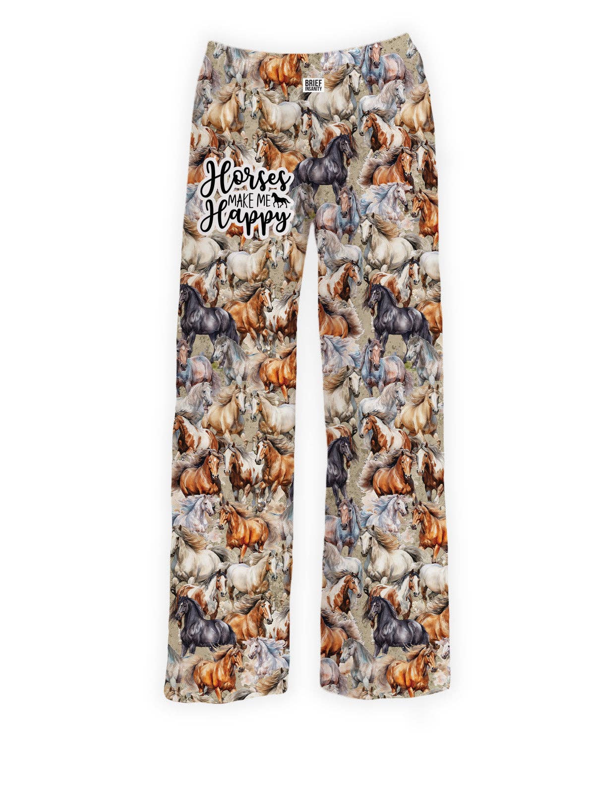 Horses Make Me Happy Pajama Lounge Pants