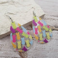 Easter Colored Spring Rabbit Earrings