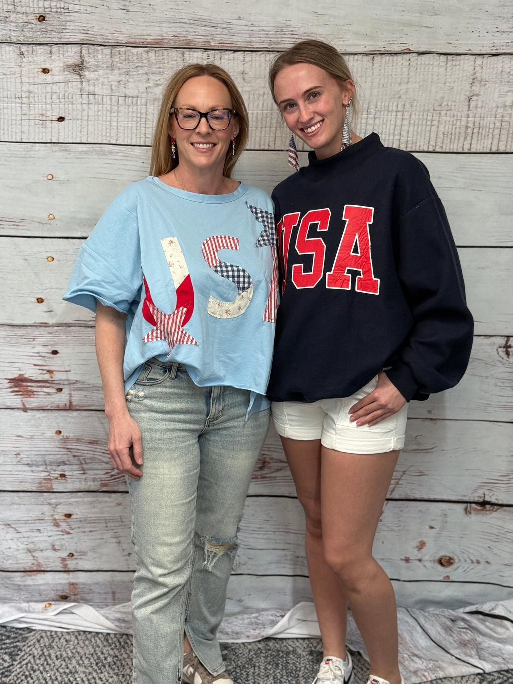 USA 90's Inspired Patchwork Shirt by BIBI