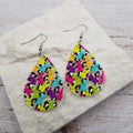 Colorful Rabbit Easter Earrings