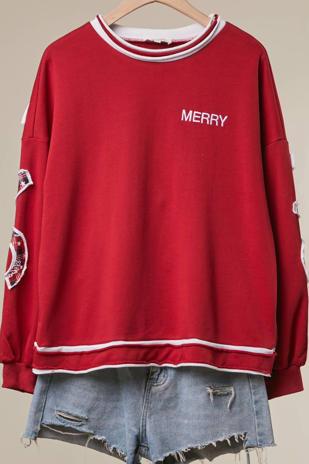 Christmas Back Lettering Sweatshirt