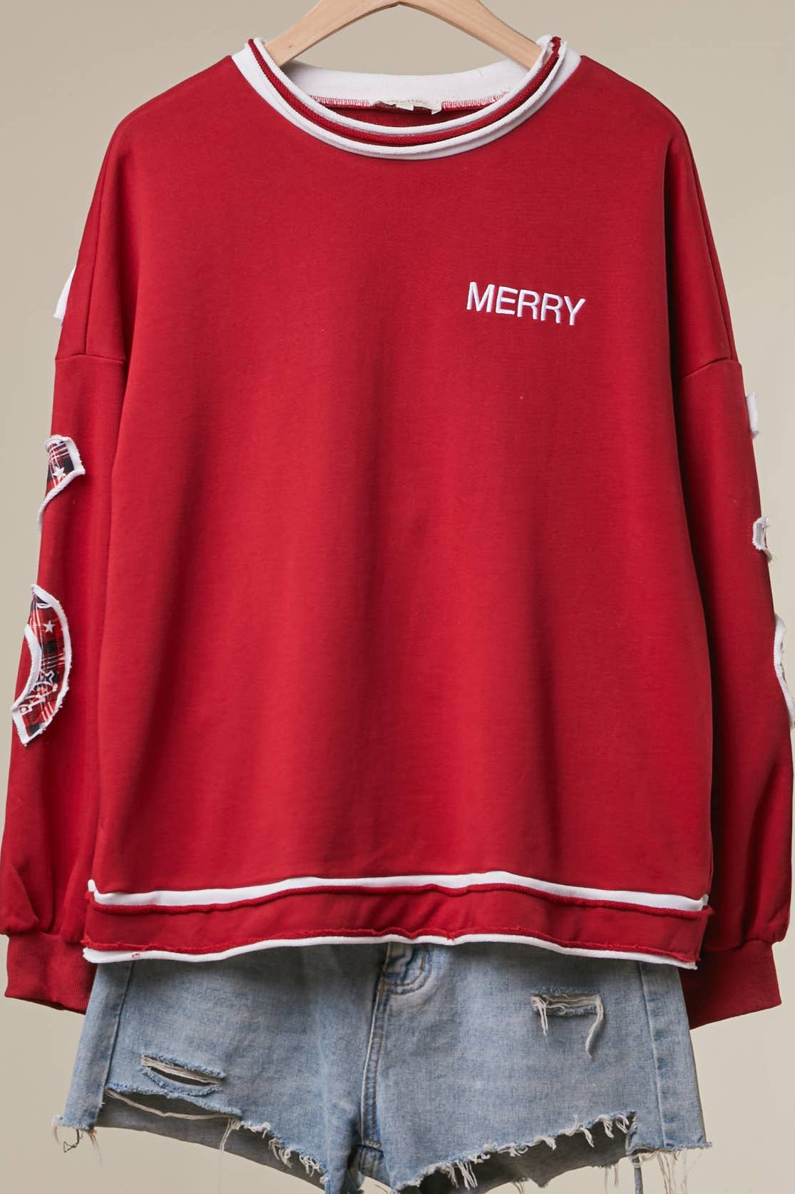 Christmas Back Lettering Sweatshirt