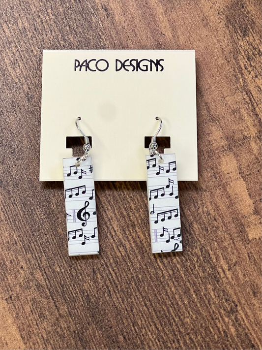 Music Composition Earring