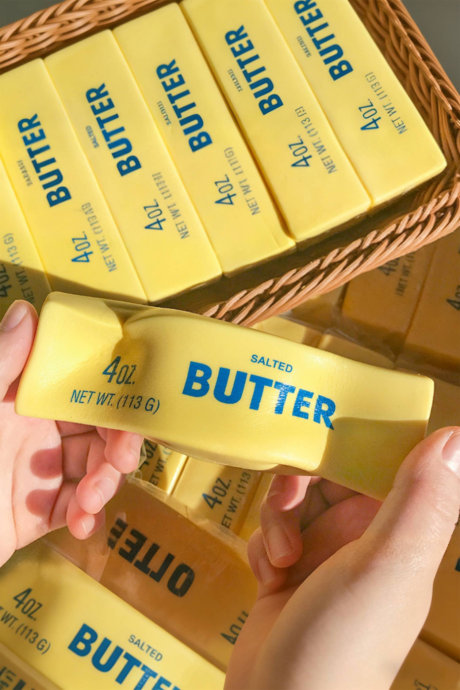 1PC PU Butter Sticker Relieve Pressure Toy