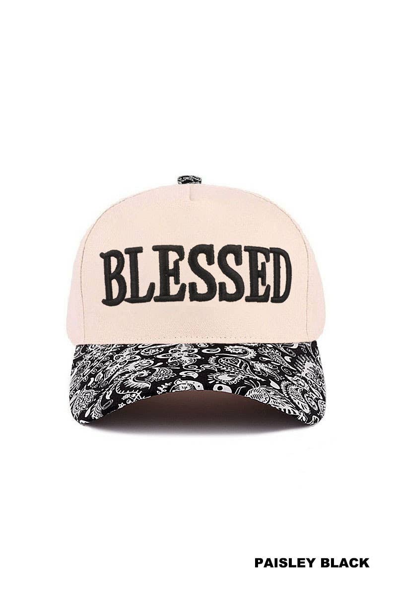Blessed Two Tone Cotton Cap