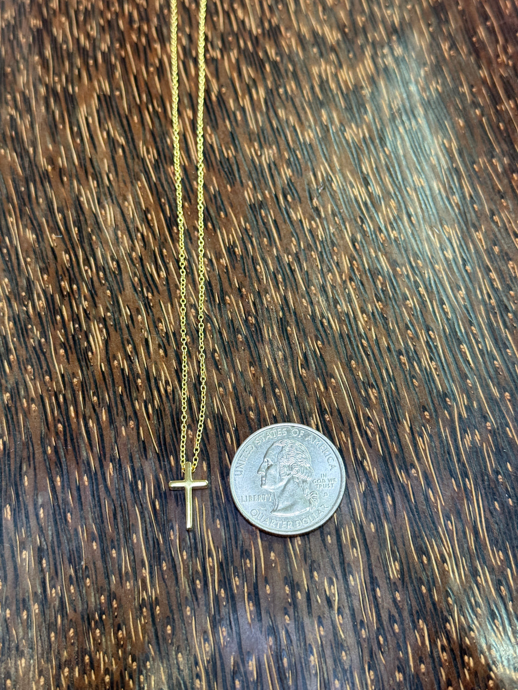 Dainty Classic Cross Necklace