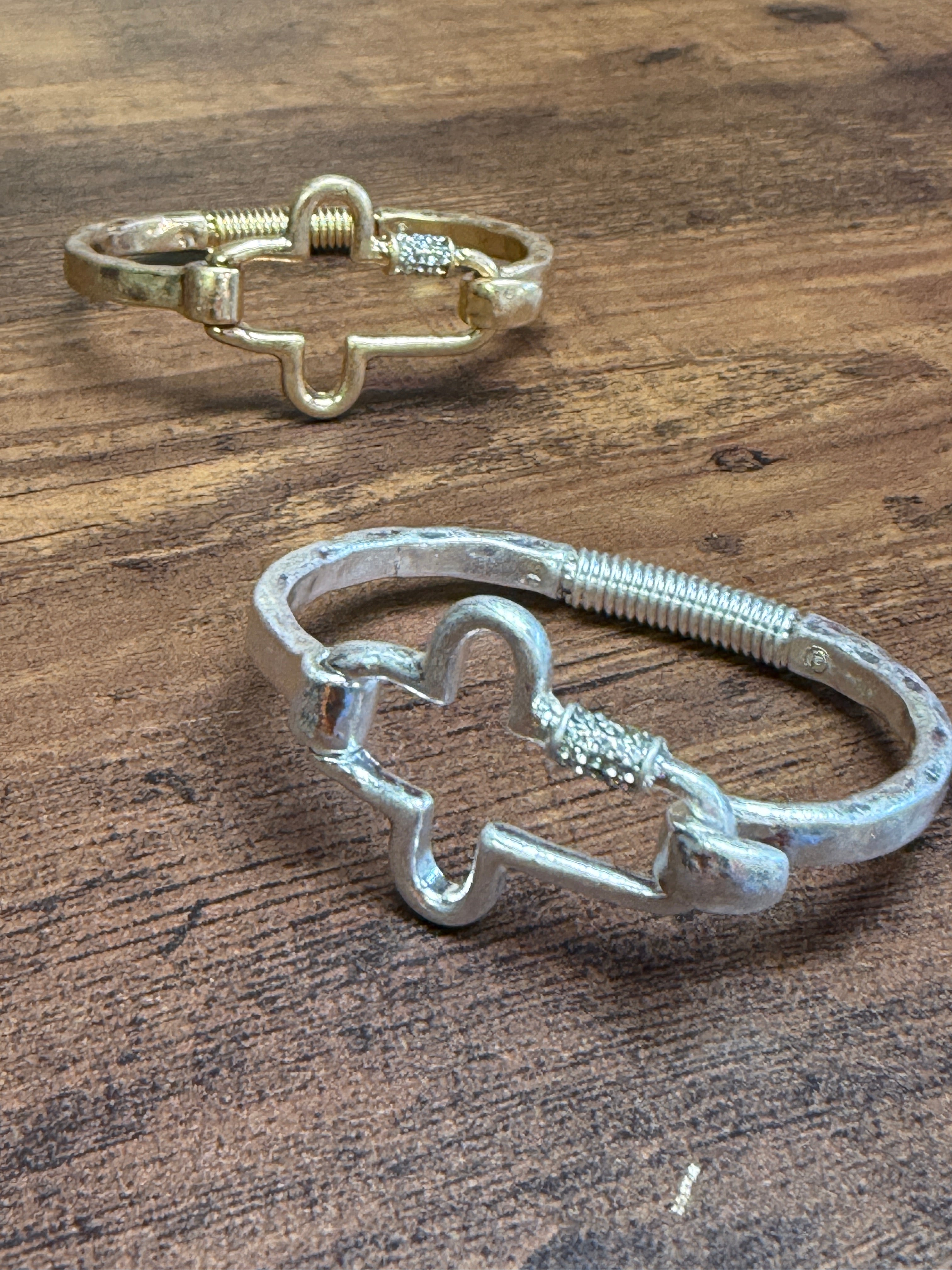 NEW! Bling Embellished Cross Cuff