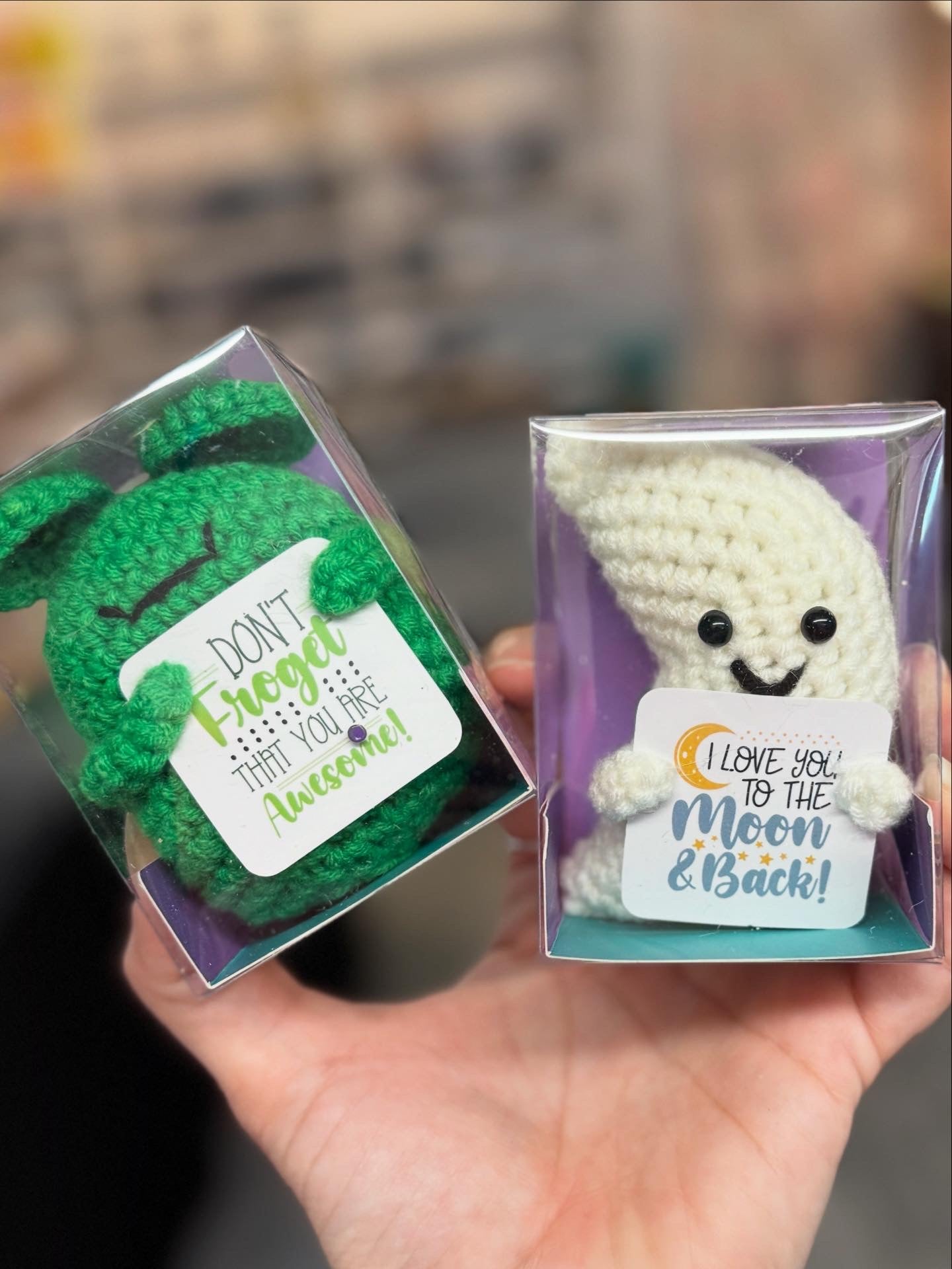 Emotional Support Crochet Plush Pals Variety - 12/Display