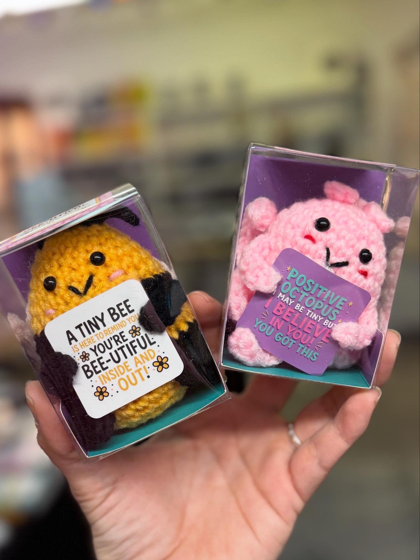 Emotional Support Crochet Plush Pals Variety - 12/Display