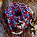 I love Jayhawks Beaded Bracelet