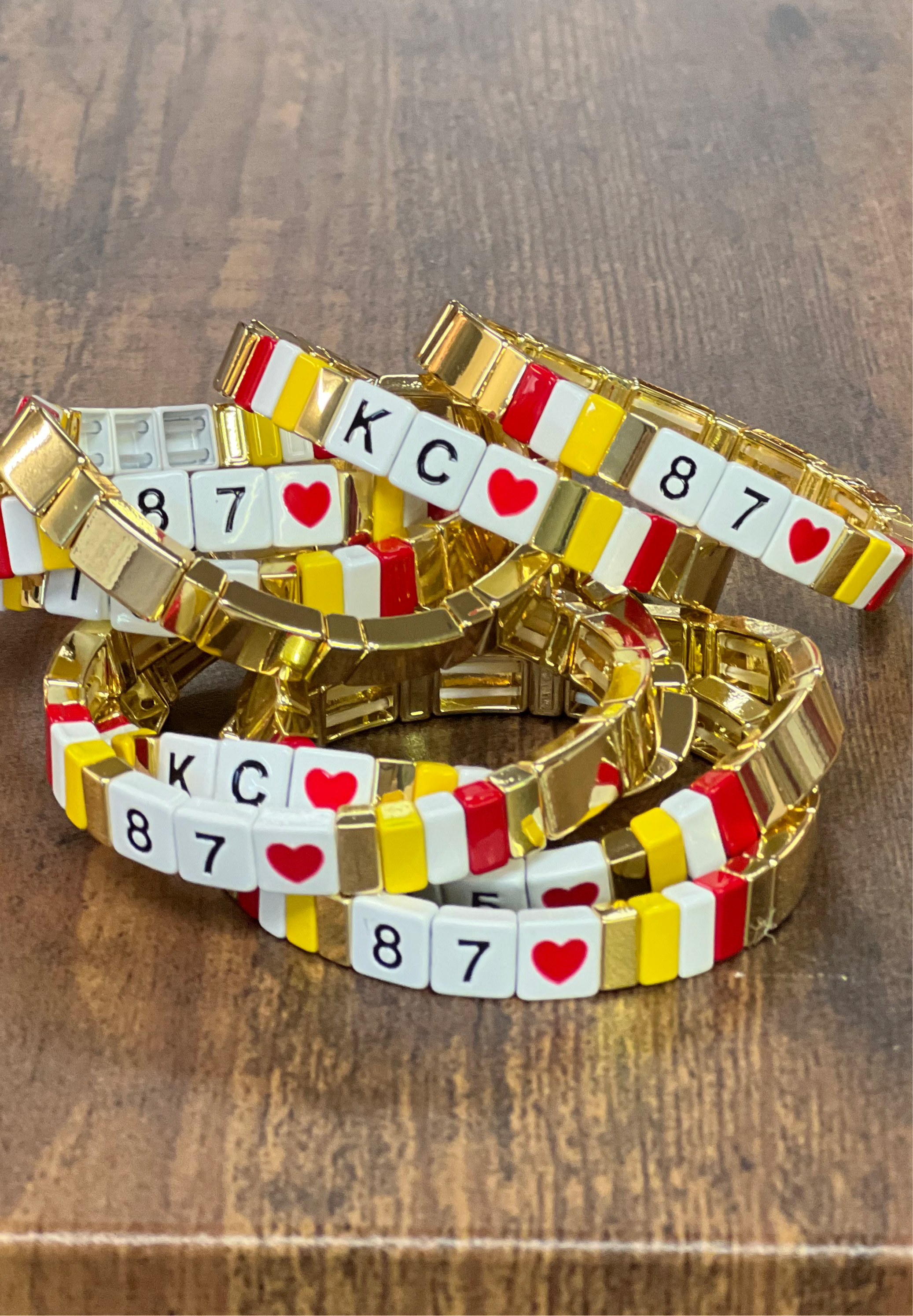 KC Tile Stretch Bracelets