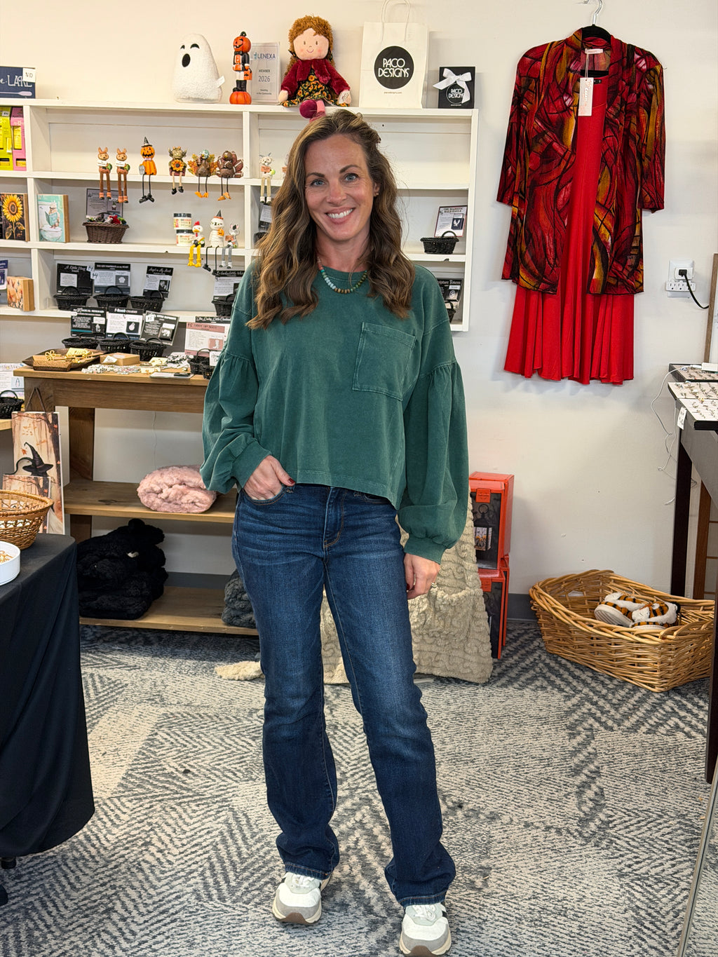 Drop Puff Long-sleeve Top