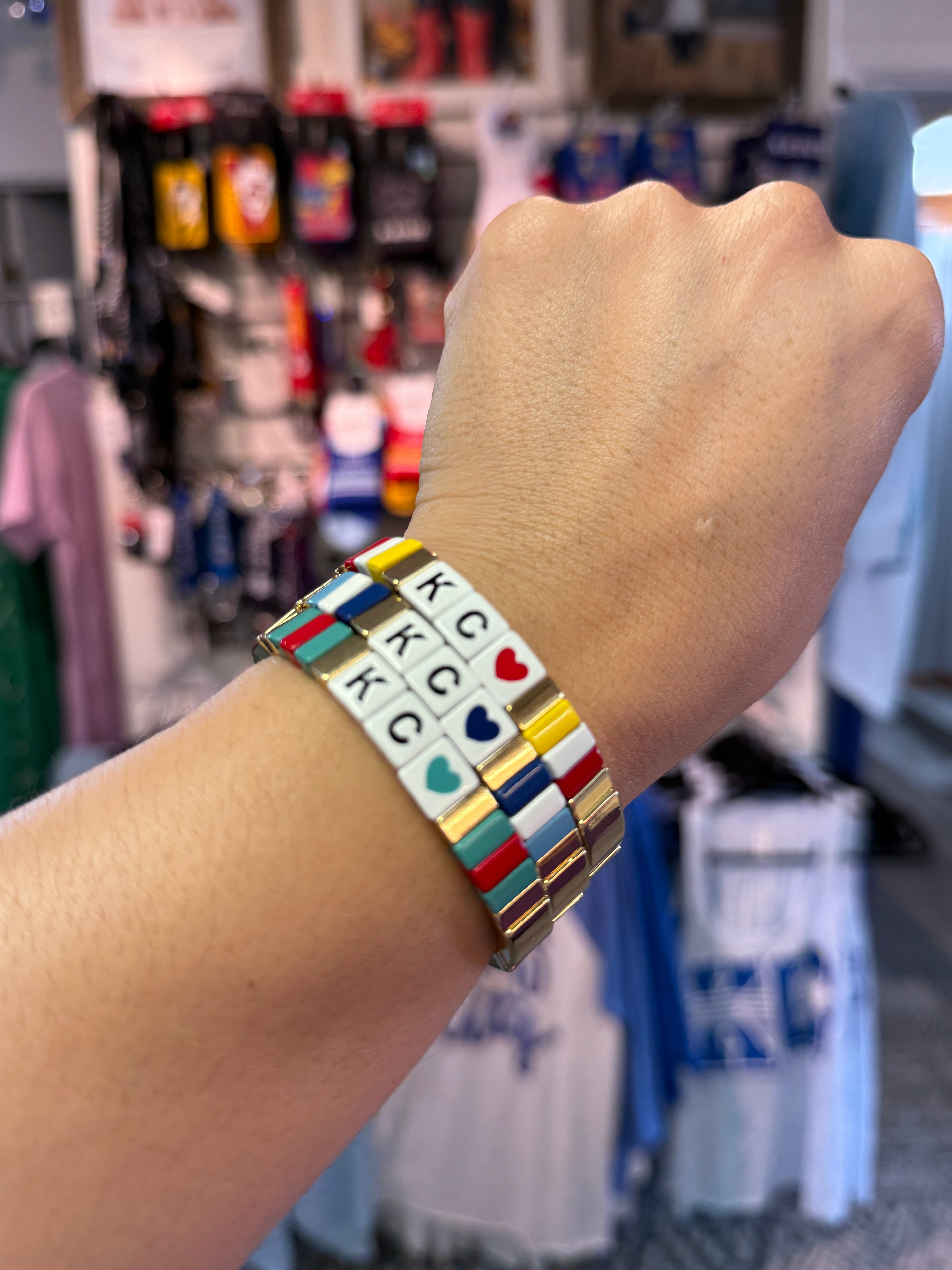 KC Tile Stretch Bracelets