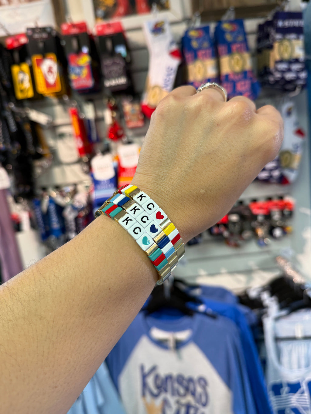 KC Tile Stretch Bracelets