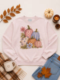 Mixed Pumpkin Fall Nantucket Sweatshirt