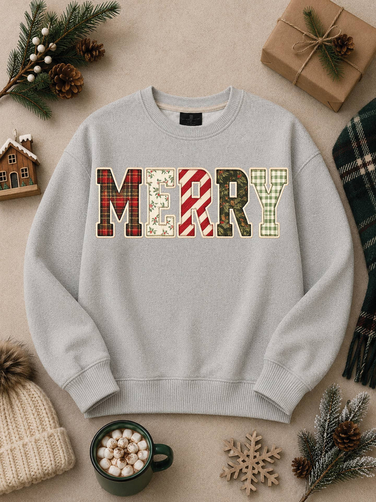 Festive Merry Nantucket Sweatshirt