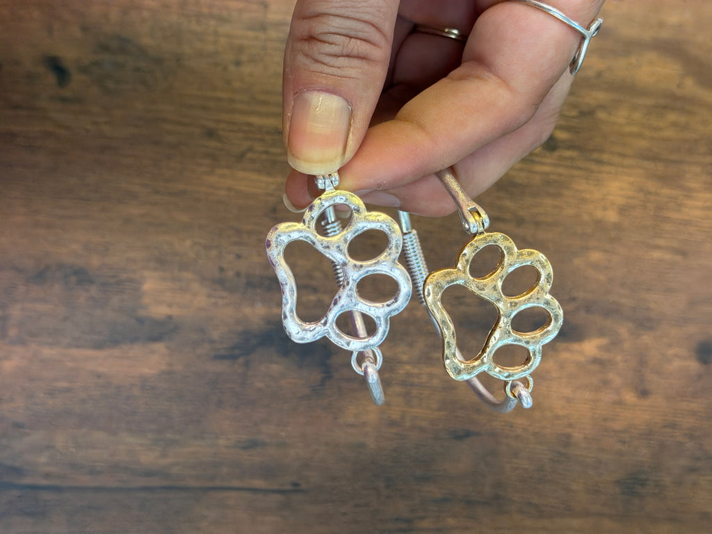 Paw Print Cuff Bracelet