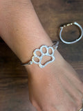 Paw Print Cuff Bracelet