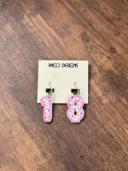 Birthday Candle Earrings