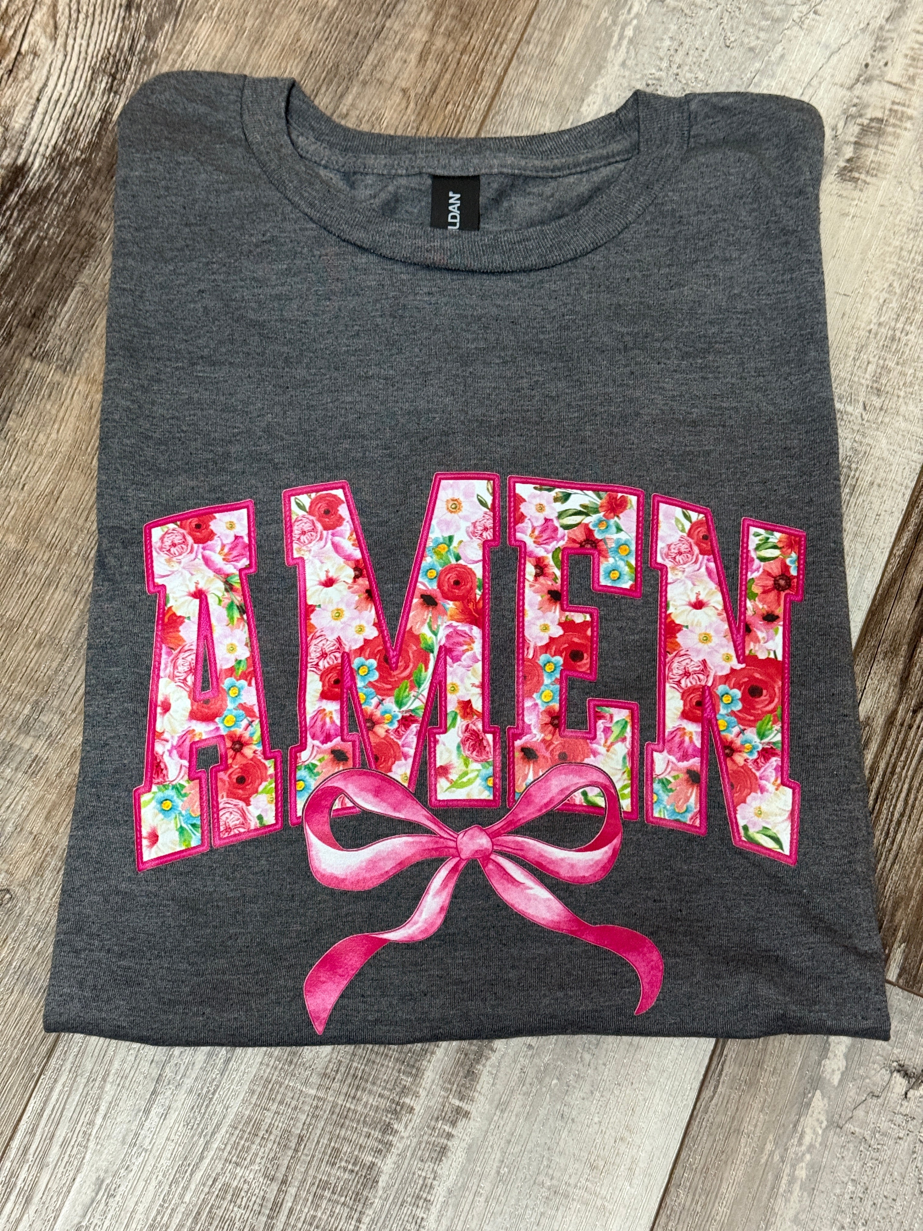 AMEN CREWNECK TEE