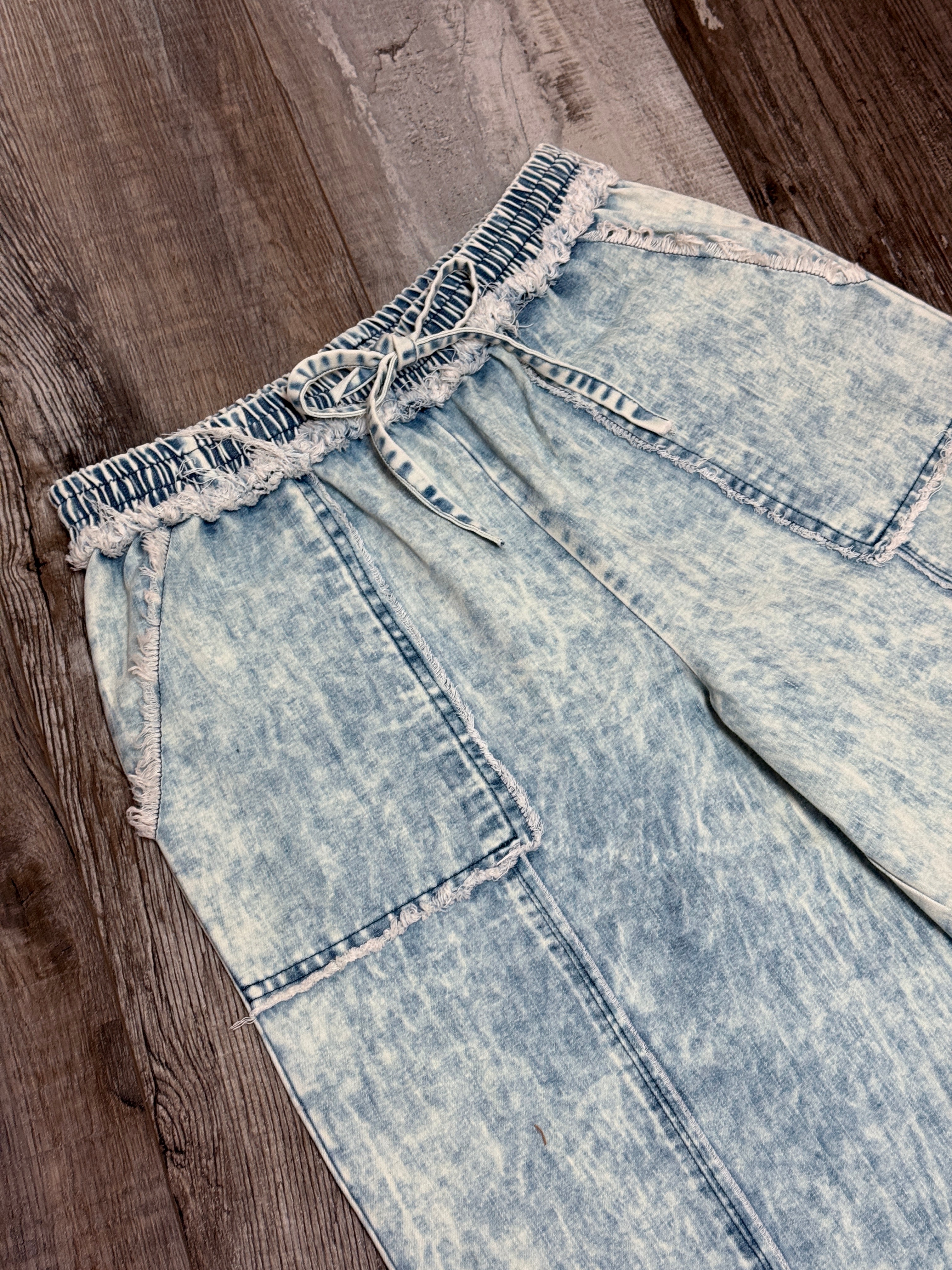 Mineral Washed Pants by Sage & Fig