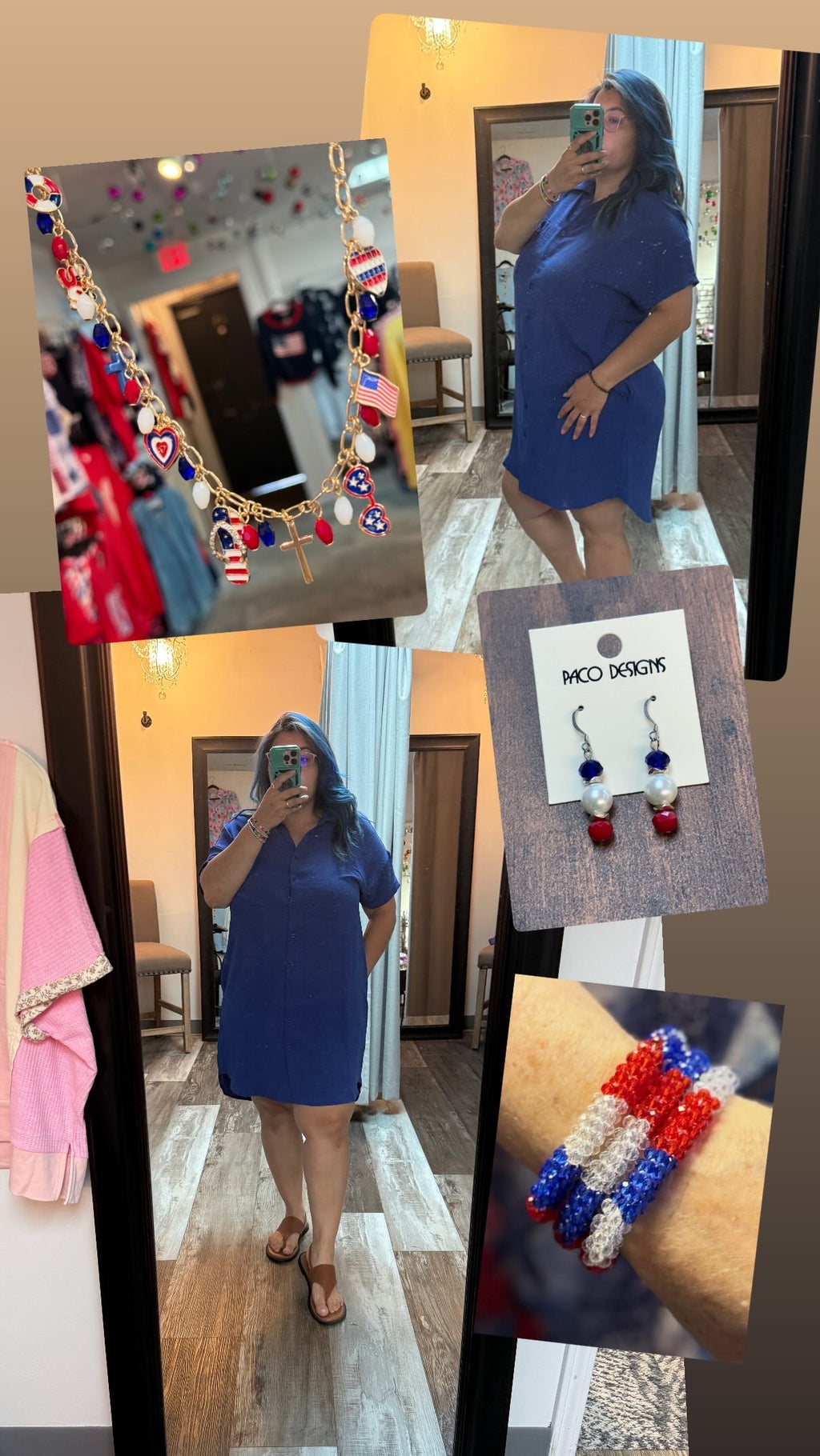 Royal Blue Pop-on & Go Button Up Dress by Staccato (Copy)