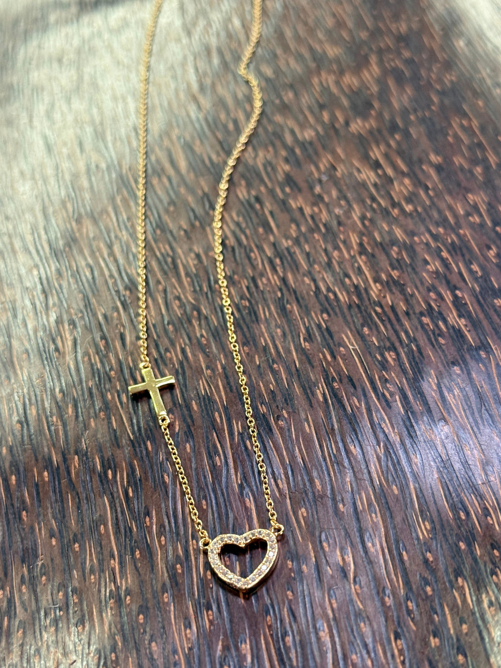 Faith & Love Sterling Silver Necklace