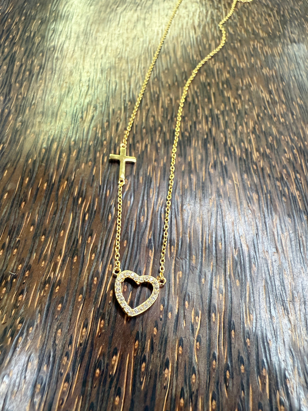 Faith & Love Sterling Silver Necklace
