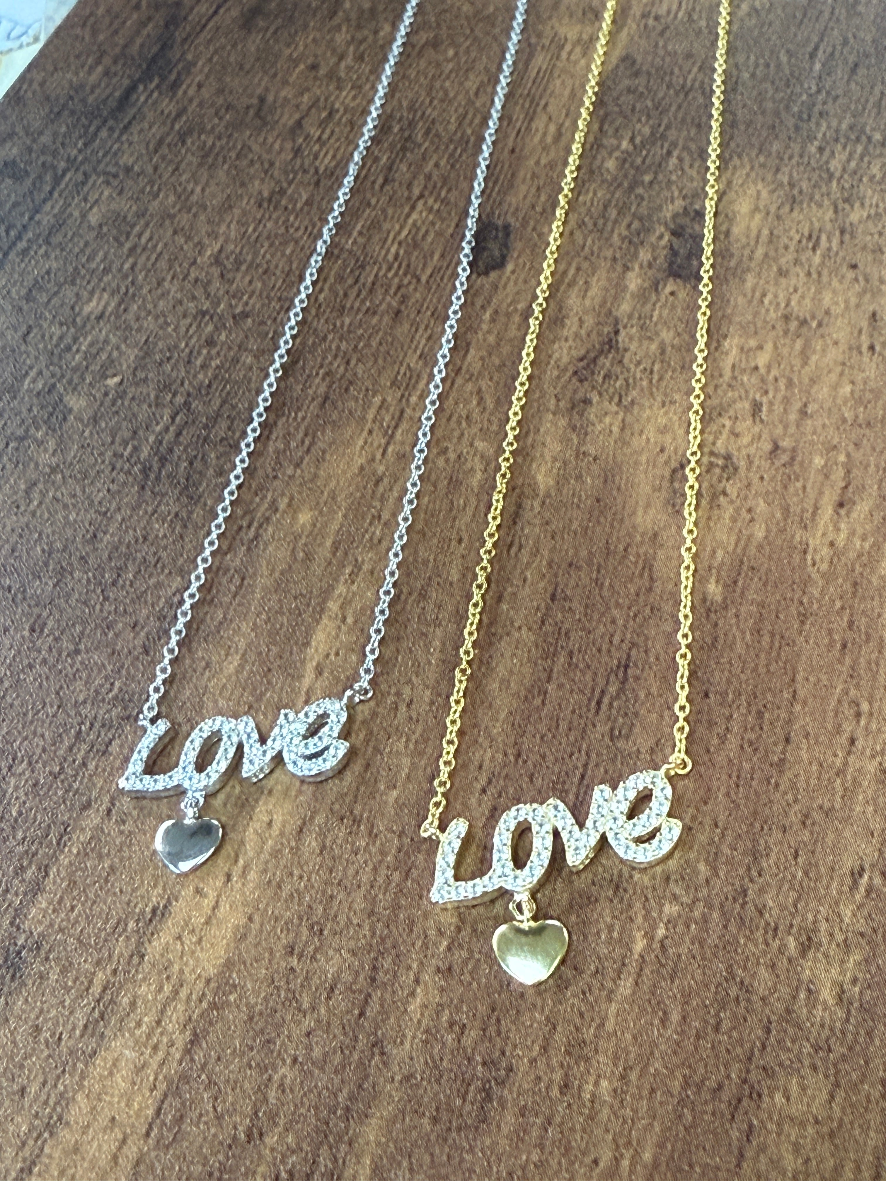 Sterling Silver Love Necklace