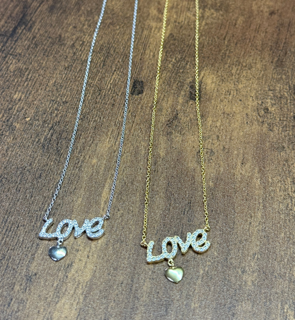 Sterling Silver Love Necklace