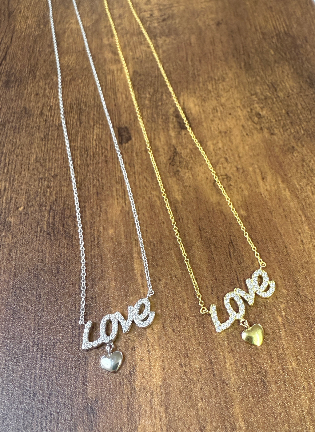 Sterling Silver Love Necklace