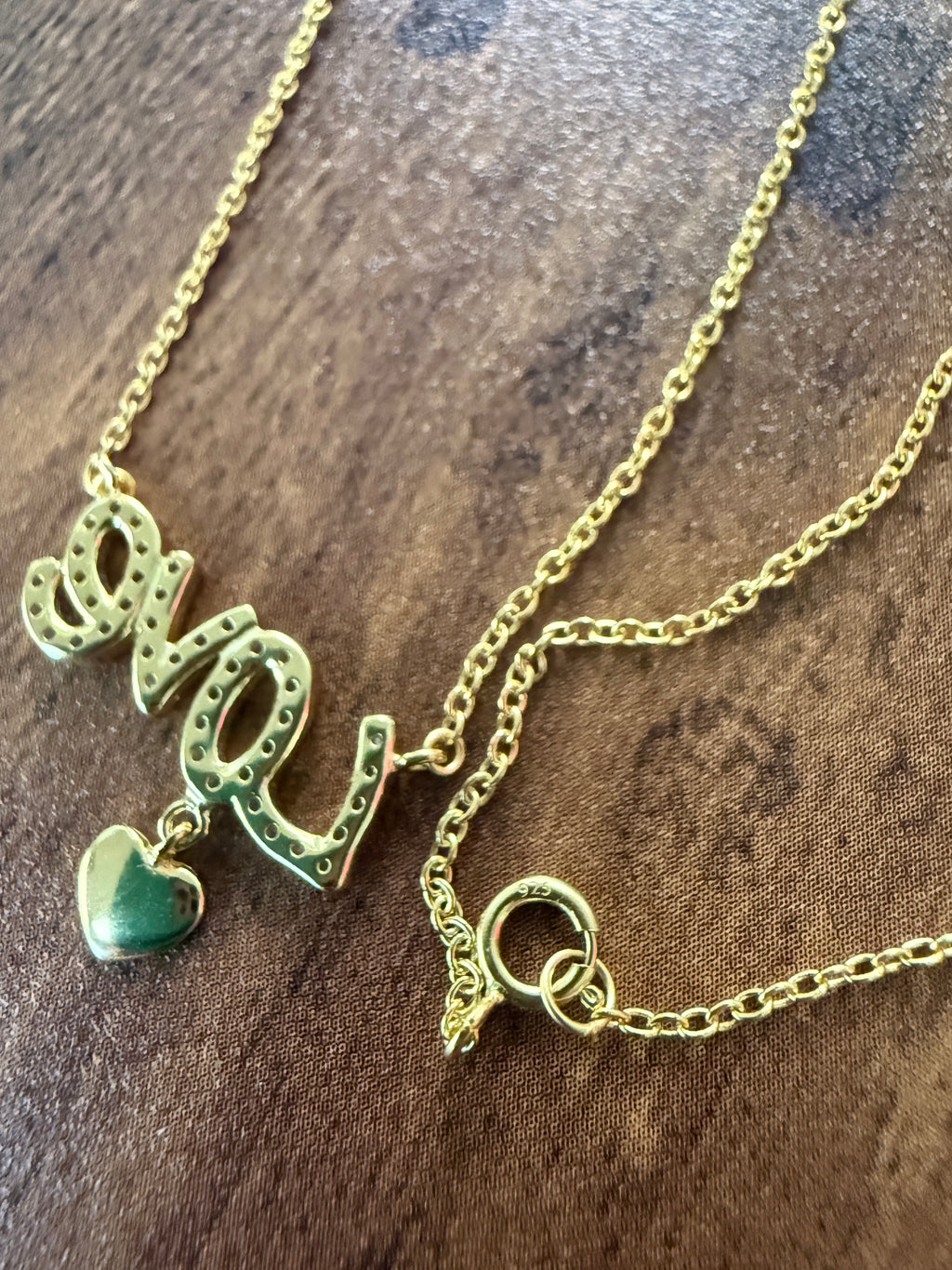 Sterling Silver Love Necklace