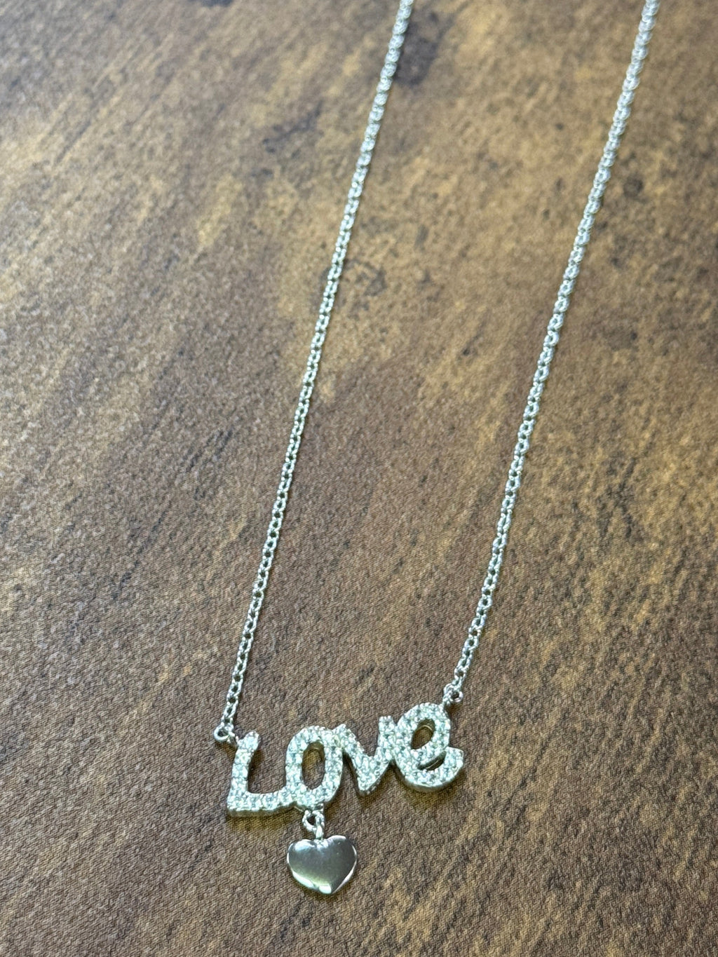 Sterling Silver Love Necklace