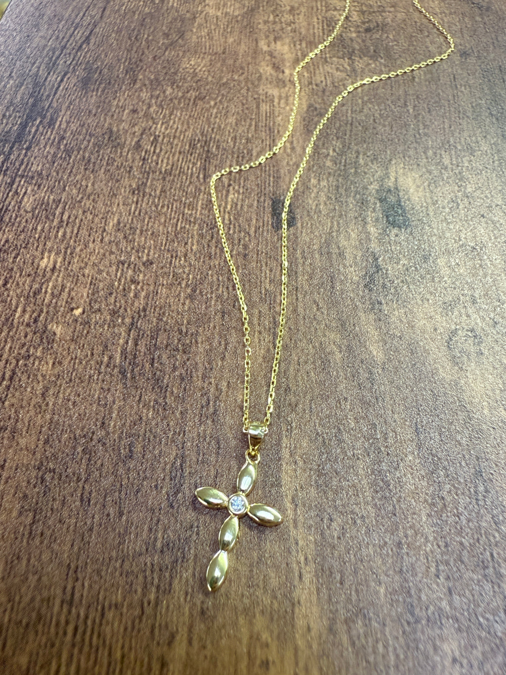 Darling Sterling Silver Cross Necklace